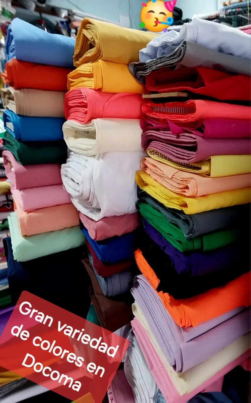 Variedad de telas y materiales